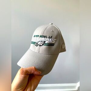 Philadelphia Eagles Super Bowl Champions Hat L2 World Champions Gray Size M L